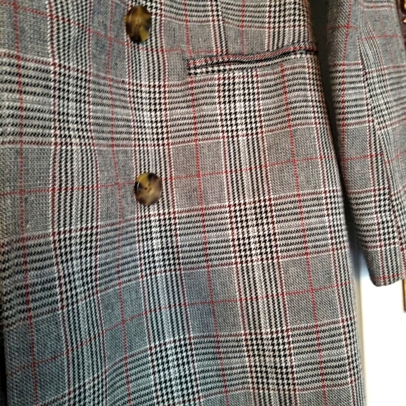 Lucky brand Plaid Double Breasted blazer size XS NWT - Picture 4 of 9